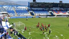 Católica vivió la previa del clásico con sus fanáticos