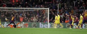 1-1. Neymar anotó el gol del empate.