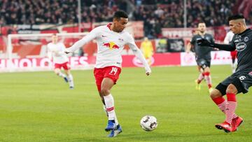 Tyler Adams debuta en goleada del RB Leipzig contra Düsseldorf