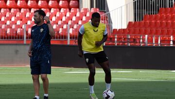 Akieme , jugador del Almer¨ªa