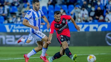 Bruno durante un partido con el Legan&eacute;s.