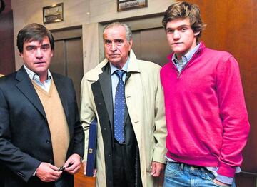 Los Alonso: father, grandfather and son.