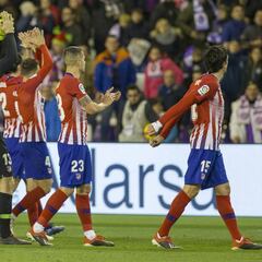 El Atlético de Madrid de la crisis y las bajas mejora al de 2017