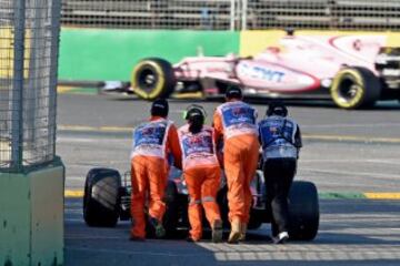 Daniel Ricciardo tuvo que abandonar.