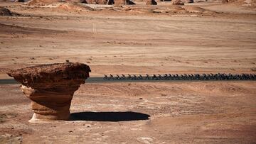Etapa del AlUla Tour.