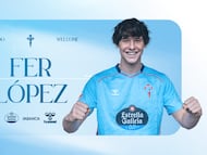 Creatividad del Celta para anunciar el regreso de Fer López.
