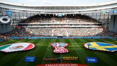 Panorámica del Estadio Ekaterinburg Arena.