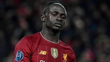 El extremo senegalés del Liverpool, Sadio Mané, durante un partido.