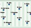 Posible alineación del Barcelona ante el Alavés en el estreno de Sergi en el banquillo