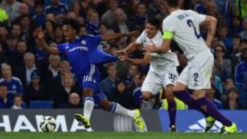 Cuadrado suma pocos minutos en el Chelsea.