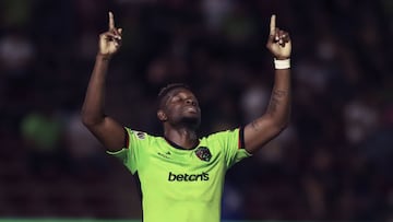 Aviles Hurtado celebrates goal 4-1 of Juarez during the game FC Juarez vs Pumas UNAM, corresponding to Round 05 of the Torneo Apertura 2023 of the Liga BBVA MX, at Olimpico Benito Juarez Stadium, on August 22, 2023.
<br><br>
Aviles Hurtado celebra su gol 4-1 de Juarez durante el partido FC Juarez vs Pumas UNAM, correspondiente a la Jornada 05 del Torneo Apertura 2023 de la Liga BBVA MX, en el Estadio Olimpico Benito Juarez, el 22 de Agosto de 2023.