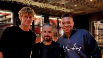 Sinner y Mbappé cenan juntos en la Trattoria Giusé, el restaurante de Verratti de París: cuánto cuesta comer aquí