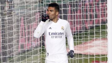 Casemiro, durante el Real Madrid-Granada.