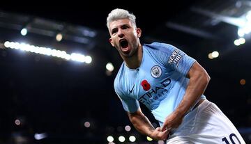 El 'Kun' ha hecho historia en la Premier League siendo uno de los dolos del Manchester City con 31 anotaciones en 38 disparos de penal. 
