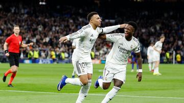 20/01/26 PARTIDO CHAMPIONS LEAGUE
FASE LIGA FASE GRUPOS JORNADA 7
REAL MADRID - MONACO
PRIMER GOL KYLIAN MBAPPE 1-0 ALEGRIA