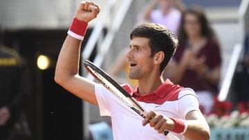 Djokovic pasa con buena nota la prueba ante Kei Nishikori