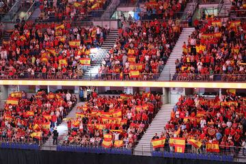 Aficionados en el WiZink Center de Madrid. 