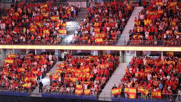 Aficionados en el WiZink Center de Madrid.