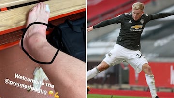 Van de Beek ya sabe cómo se las gastan en la Premier League