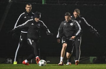 Legia in training