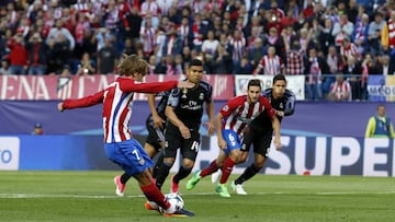 ¿Tocó Griezmann dos veces el balón al lanzar el penalti?
