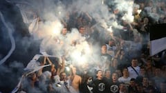 Striking scenes as Partizan win 152nd Belgrade derby