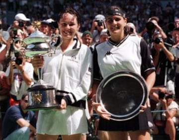 Conchita fue finalista de Open de Australia de 1998. Martina Hingis defendía título.