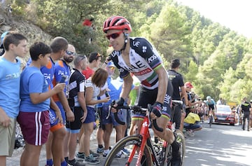 Rui Costa durante la octava etapa de la Vuelta a España 2017. 