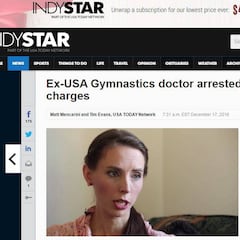 Escándalo: el exmédico de gimnasia de EE UU, acusado de abusos y pornografía infantil