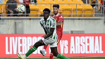 Mendy, ante el Liverpool.