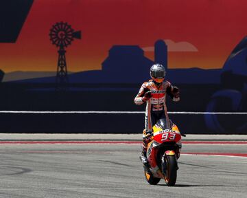Marc Márquez, ganador de la prueba.