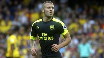Jack Wilshere con el Arsenal.