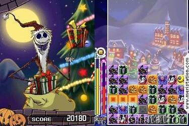 Pesadilla antes de Navidad en la versión Disney de Meteos