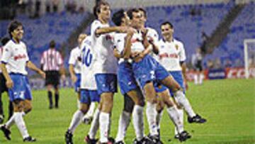 <B>SEGUIR ARRIBA</B>. El Zaragoza espera mantener el liderato.