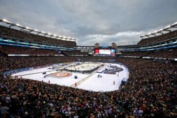 El duelo de la NHL en Foxboro. 