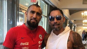 Marcelo Ríos compartió con la Roja en Miami.