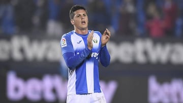 Guido Carrillo, en un partido del Legan&eacute;s.