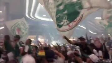 Palmeiras: now that's a send-off...