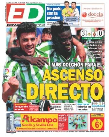 Portadas de la prensa deportiva