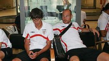 El Athletic, a la salida de Bilbao.