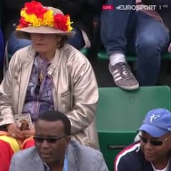 La 'fan' de Garbiñe Muguruza no faltará en Wimbledon