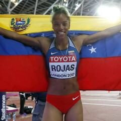 Yulimar Rojas: chica feliz y potencial plusmarquista