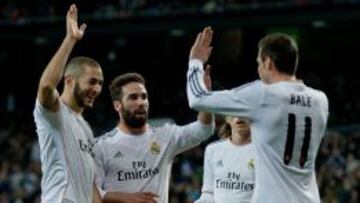 Bale, Benzema y Jesé se exhiben y el Madrid se pone líder