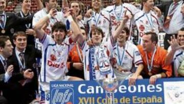 <b>CAMPEONES. </b>El Lobelle de Santiago ganó la edición de la Copa en 2006, en Zaragoza.