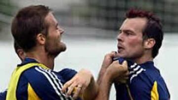 <b>TENSIÓN.</B> La concentración de la selección sueca no es un remanso de paz, precisamente.