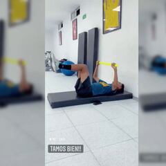 Egan comparte su primer ejercicio físico de recuperación