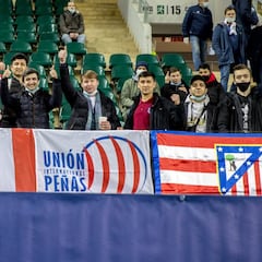 El Atlético volvió a jugar con público... y allí apareció su afición
