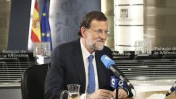 Mariano Rajoy, durante una entrevista en la cadena de radio COPE.