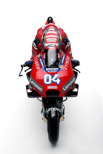 La moto de Andrea Dovizioso.