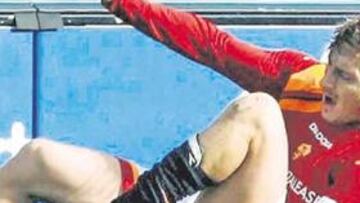 <b>ESCALOFRIANTE. </b>Totti gritó al darse cuenta de la gravedad de la lesión.